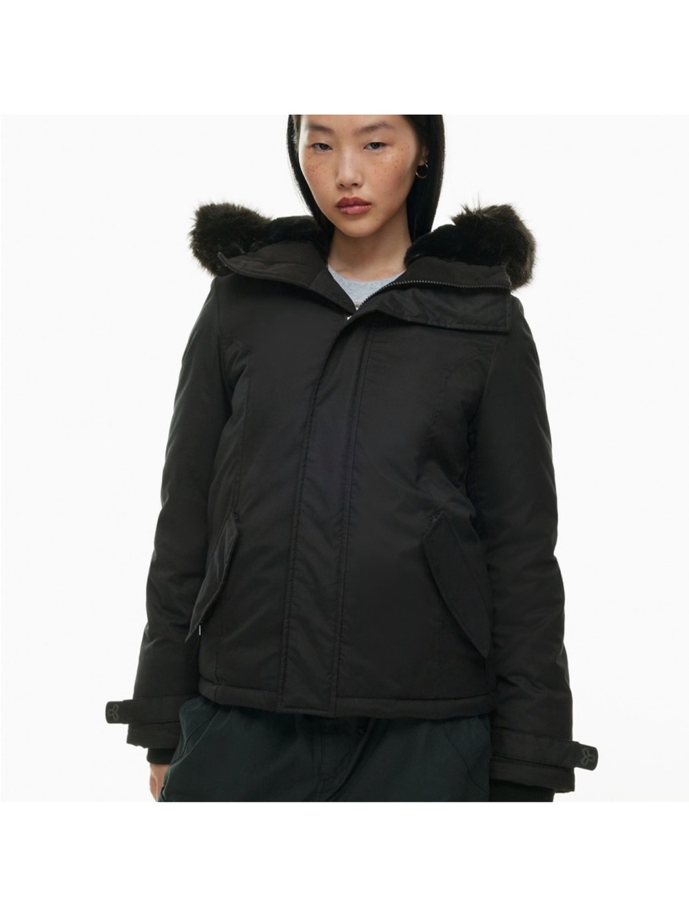 Aritzia Black TNA The Summit Parka